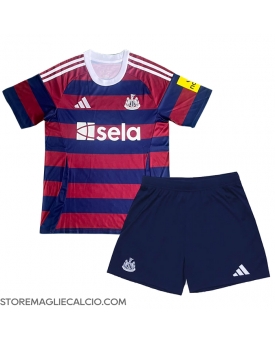 Newcastle United Maglia Gara Trasferta Repliche 2024-25 Bambino Maniche Corte